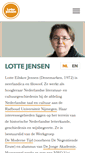Mobile Screenshot of lottejensen.nl